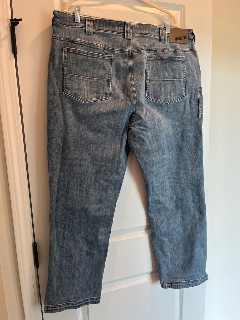 Duluth Trading Light Wash Denim Jeans